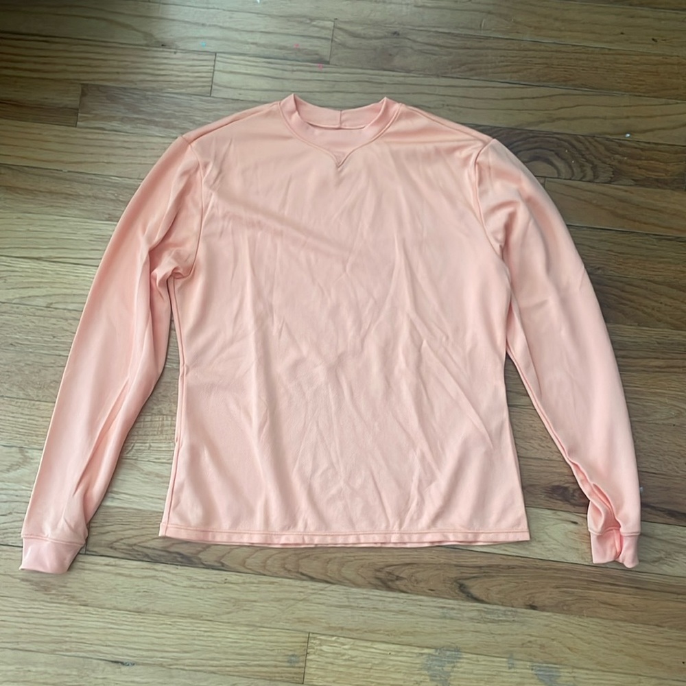 Orange Athletic Long Sleeve Shirt size small